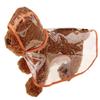 XS-8XL Pet Supplies Dog Raincoat Waterproof  Transparent Plastic Fashion Poncho Personalized Color Edge Costumes for Large Dogs