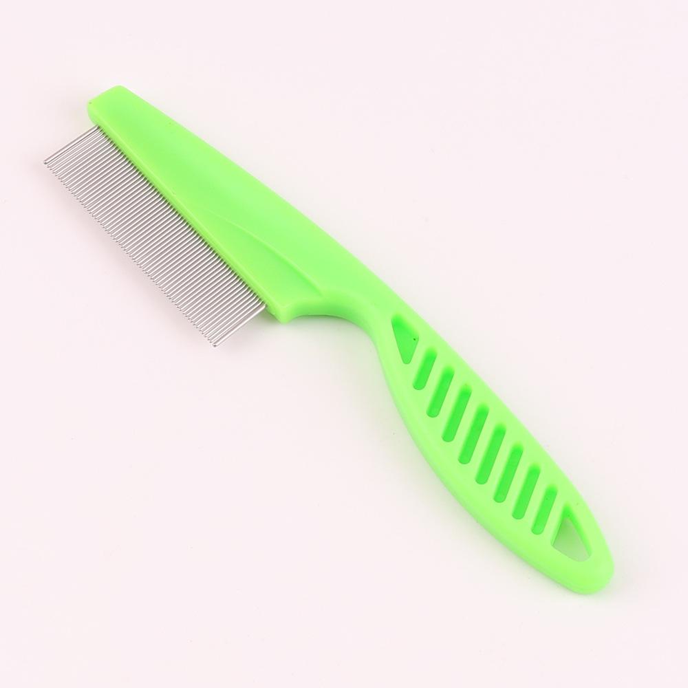 Lice Pet Comb Pet Hair Shedding Comb Stainless Steel Flea Comb for Cat Dog Long Hair Brush Pet Grooming Cleaning Supplies GSZ03