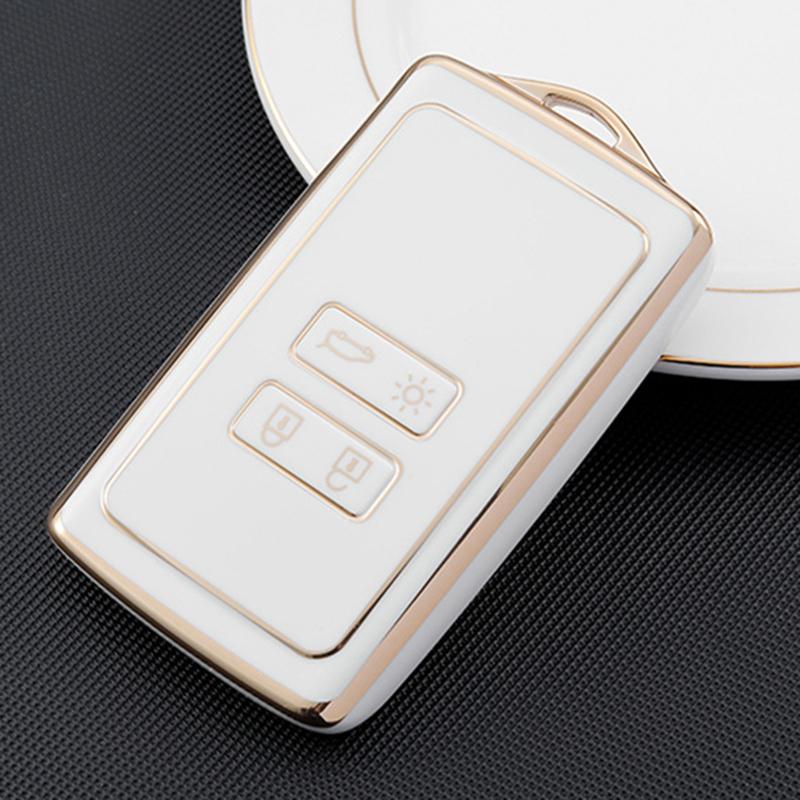 TPU Car Key Case Cover for Dacia Duster Logan 3 Jogger Sandero for Renault Clio 5 Megane 4 Zoe Kadjar Captur Arkana Koleos