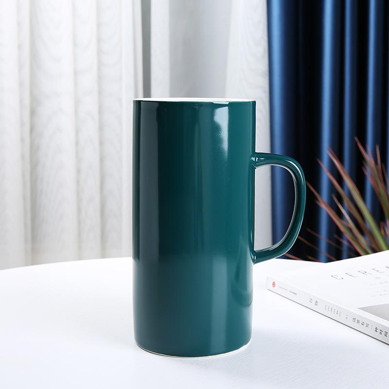 Large Capacity 1200ml Ceramic Coffee Mug with Handle Extra Big Jumbo Tea Water Cup for Office and Home Drinking Glass Beer Mug 1200ml