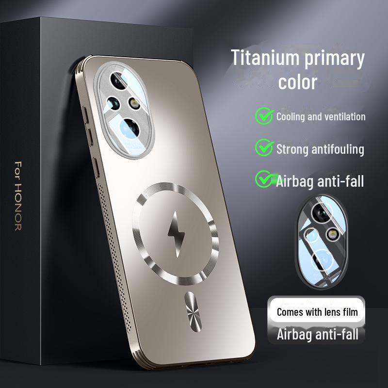 Honor 200/200pro 5G Magnetic Protective Case with Lens Film
