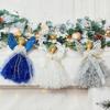 Glitter Christmas Angel Pendant with Shining Wings Hanging Angel Doll  New Year