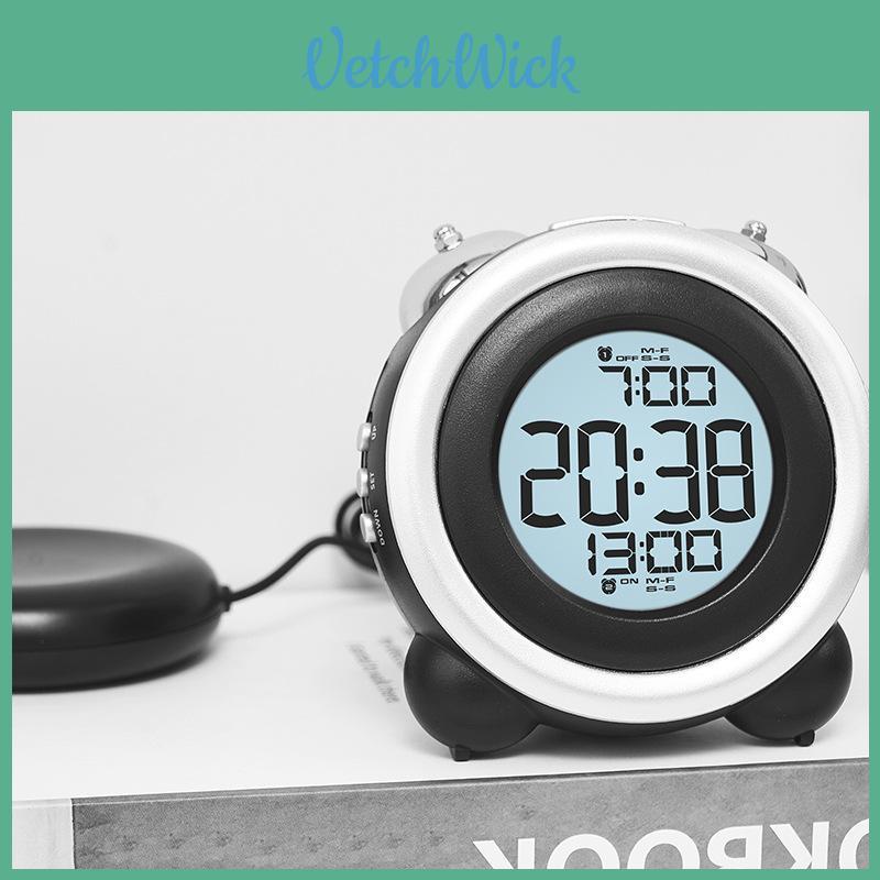 Modern Minimalist Digital Alarm Clock With Night Light And Calendar For Bedroom Decor