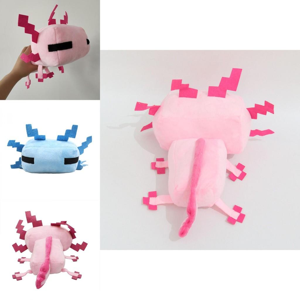 New Axolotl Cute Animal Salamander Plush Doll Hexagonal Dinosaur Doll Home Decor Gift 30cm