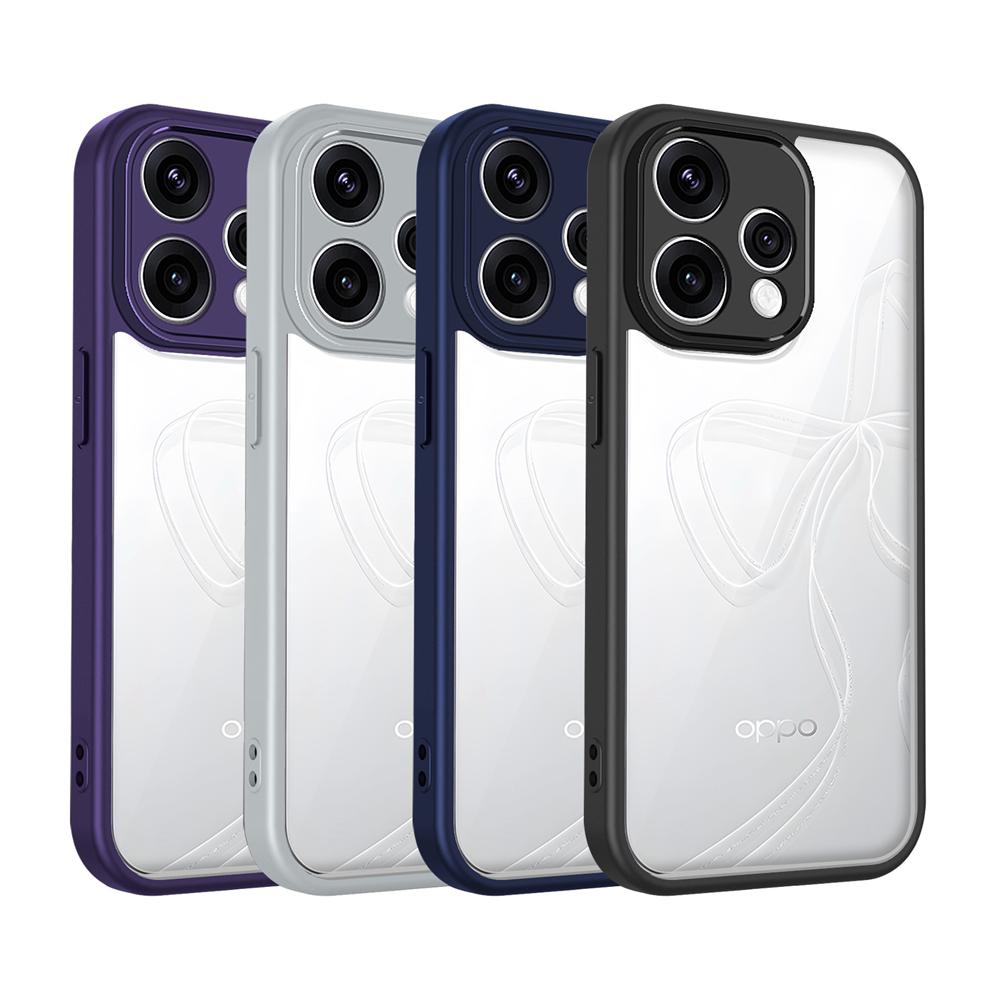 KEYSION Transparent Phone Case for OPPO Reno15 Pro Max 5G Soft Silicone+PC Clear Shockproof Phone Back Cover for OPPO Reno15 F 5G