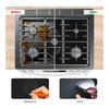 A495P 3Pcs Stove Top Covers for Gas Burners, Washable Cuttable Reusable Stove Protector for Gas Range, 0.4mm Thick Heat