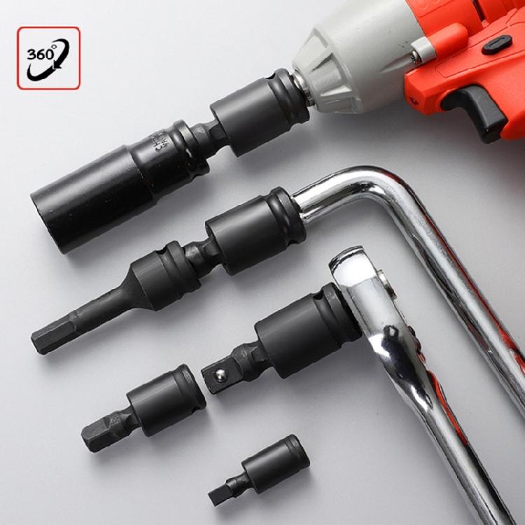 Complete Impact Swivels Socket Set with 360 Degree Rotations Universal Joint Socket Set for Home Decoration Projects