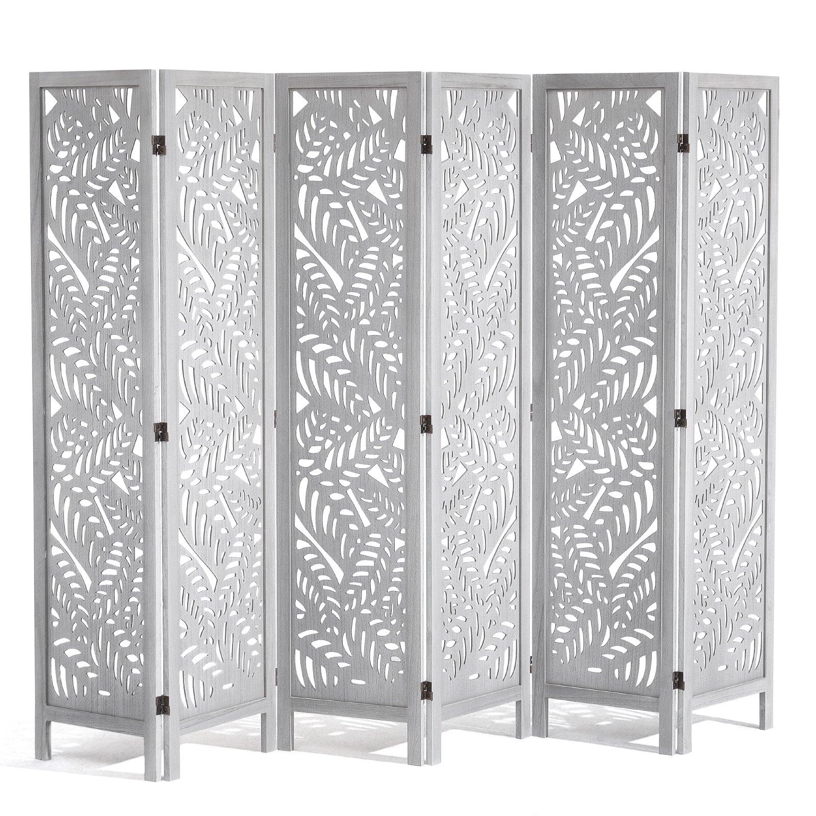 VEVOR Wood Room Divider, 6 Panel