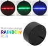 Led Lamp Bases for 3d Led Night Light Abs Acrylic Black 3d Led Lamp Night Light Touch Base With Usb Cable and Remote Control