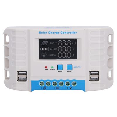 Solar Charge Controller Panel PWM 10A Household ABS Shell LCD Display MG2430Z 12V24V