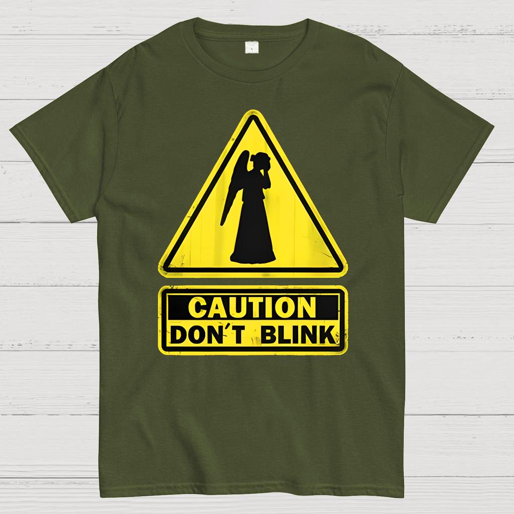 Warning Don’t Blink Cotton Summer Casual Cool Loose T-Shirt