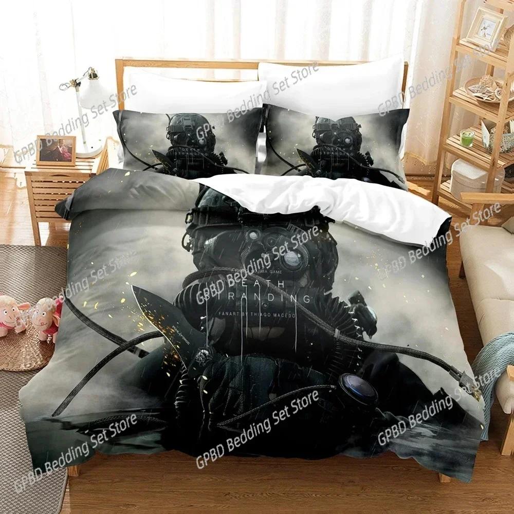 Comforter 3D Game Death Stranding Bedding Set 3D Printed Suitable For Bedroom Kids Home Textile