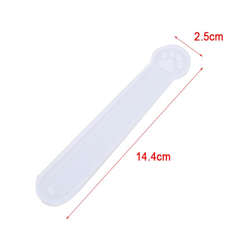 3Pcs Silicone Rectangle Bookmark Mould Epoxy Resin Jewelry Making Bookmark Diy