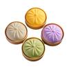 Simulations-Dampfbrötchen-Quetschspielzeug mit Dampfgarer Stress- und Angstlöser Gefülltes Brötchen Sensorisches Spielzeug Weiches TPR Beruhigendes Chinesisches Frühstück Fidget Toy