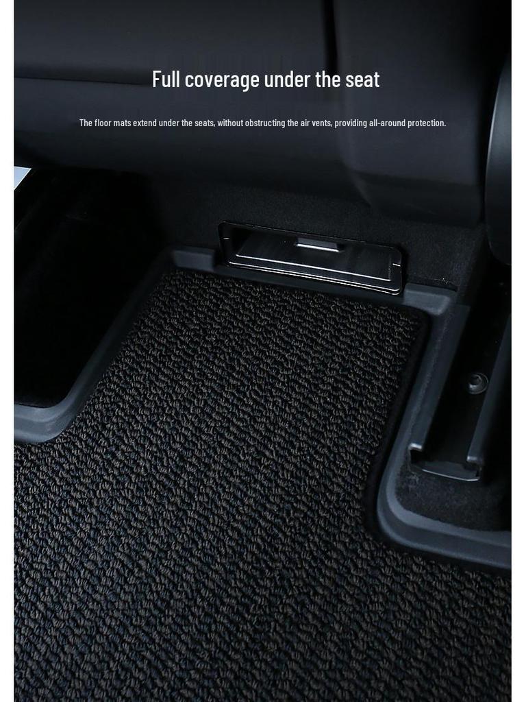 Telsa Model Y Full-Coverage Right-Hand Drive Floor Mats - Ideal Accessories