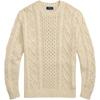 Polo Regular Fit Warm Durable Cotton Crew Neck Long Sleeve Fisherman Knit Sweater Men Sweater 710917054-003