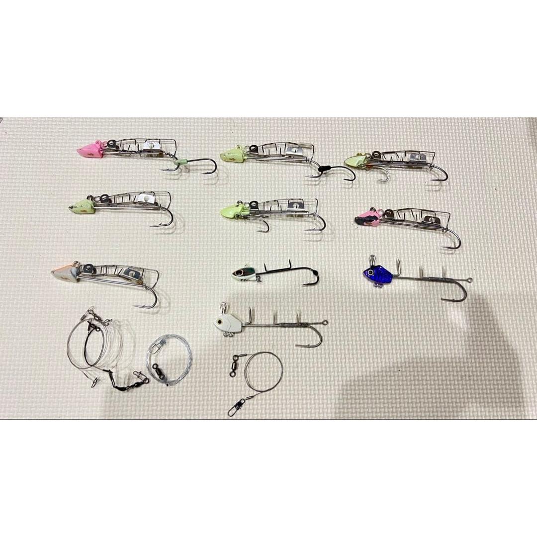 Used Shimano Tenya Metal Jig Wire Leader Bulk Sale 10 Piece Set
