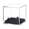Clear Sports Baseball Holder Container with Stand Acrylic Football Basketball Storage Box Clear Basketball Display Case
