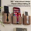 Remote Controller Holder TV Remote Control Storage Box Mobile Phone Charger Storage Rack Wall Shelf Mount Stand