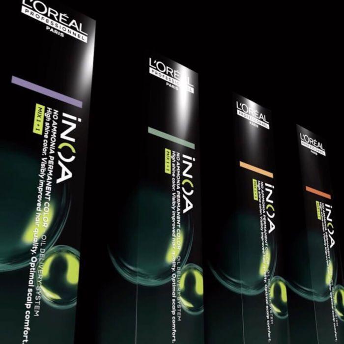 L'Oréal Professionnel Paris - Ammonia-Free Oxidative Hair Color Inoa - 5.3F : Light Golden Brown Fundamental - 60ml
