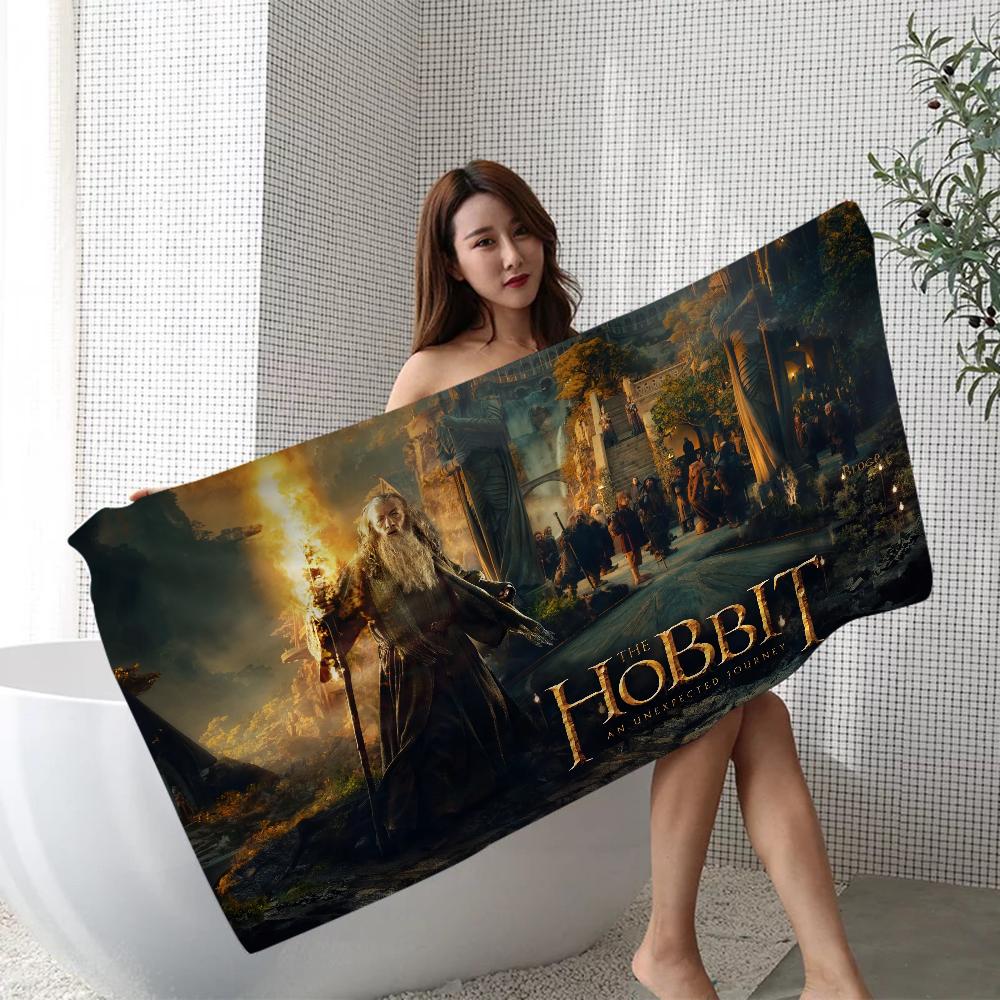 L-Lord of the Rings H-Hobbit Towel Microfiber Beach Towel Absorbent Quick dry Soft Yoga Swimming Resort Mountain Climbing Towel