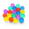 12pcs Diamond Bouncy Balls 2.5CM Rubber Balls Assorted Colors for Carnival Prizes Party Favors Goodie Gift JXB