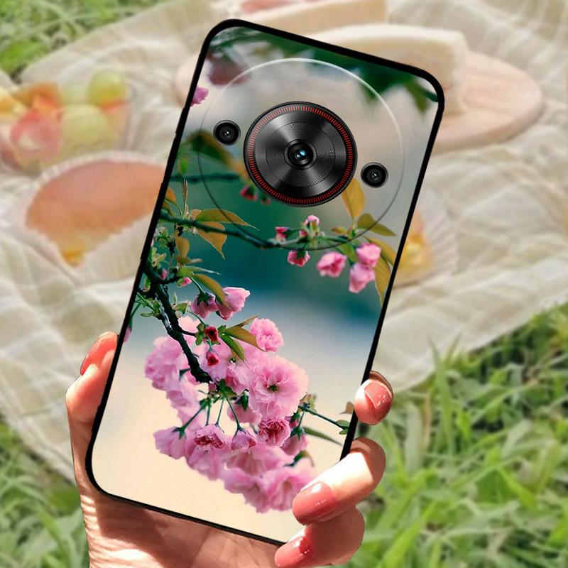 For ZTE Nubia Focus 5G Case Cover For Nubia Focus 5G Silicone Soft Marble Black Bumper Coque for ZTE Nubia Focus 5G Protective