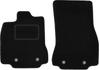 Black Front Floor Mats For: Toyota Prius II Hatchback (2003-2010)