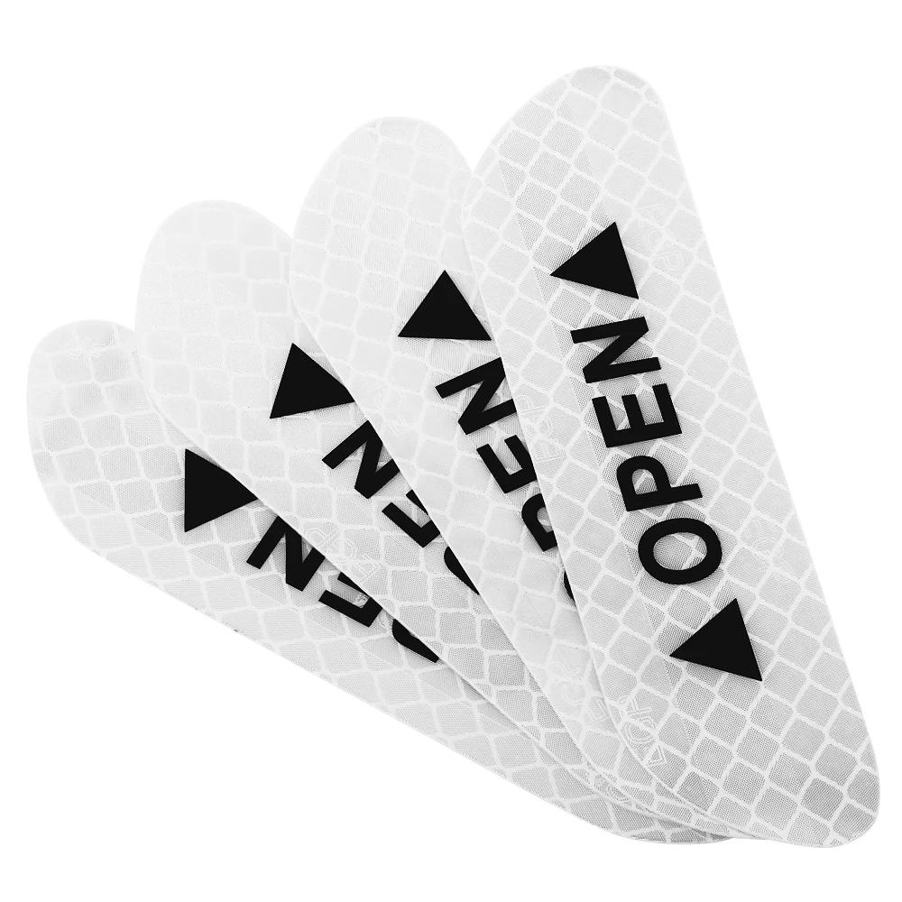 

4 шт./компл. Светоотражающие полосы для автомобиля, предупреждающие наклейки для Kia Ceed Sportage Rio 3 4 Picanto Sorento Borrego Soul, наклейки на двери автомобиля