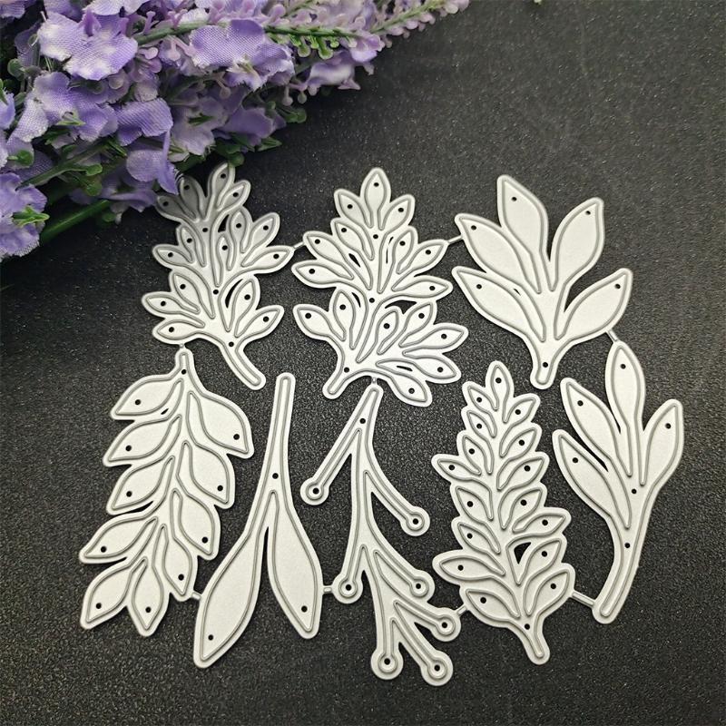 Tree Leaves Metal Cutting Dies Stencil DIY Scrapbooking Album Paper Card Template Mold Embossing Decoration China Mainland