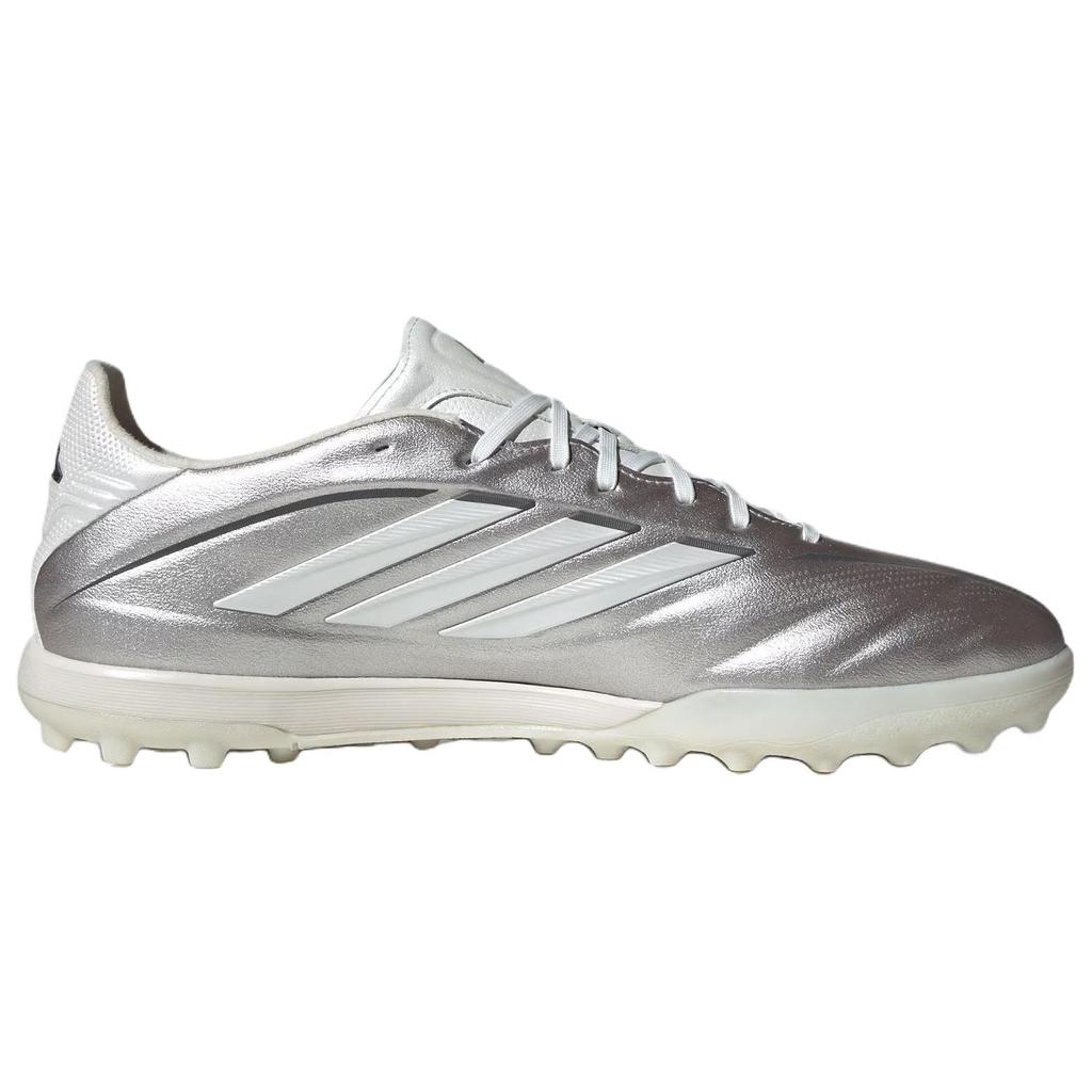 adidas Copa Pure.4 Pro Vestibilità Comoda Scarpe da Calcio per Terreni Naturali e Sintetici Unisex Scarpe da Calcio Grigio Argento JS2559
