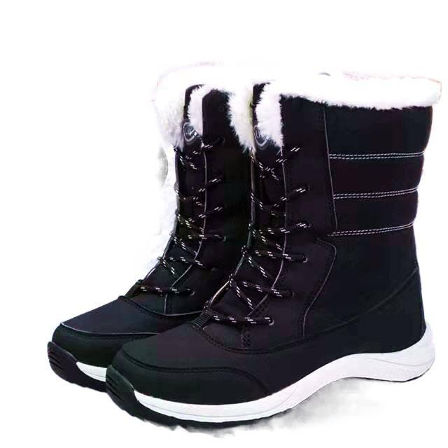 Snow boots winter wool warm cotton shoes sports shoes high top cotton shoes outdoor hiking shoes boots