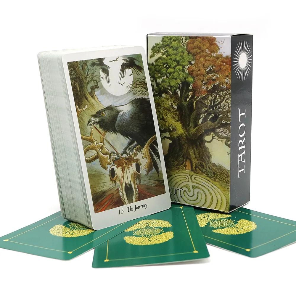 Wild Wood Tarot Cards A 78 Oracle English Visions Divination Edition Deck Borad Playing Games