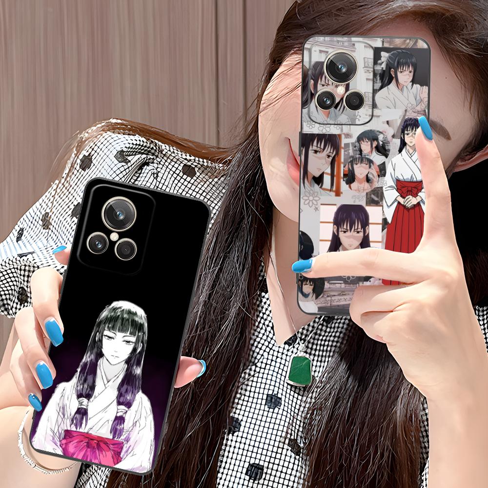 JJK Utahime Iori Matte TPU Mobile Phone Case for Realme 15 14 13 12 11 10 9 Pro Plus T i Lite 5G Colorful Printing Cover