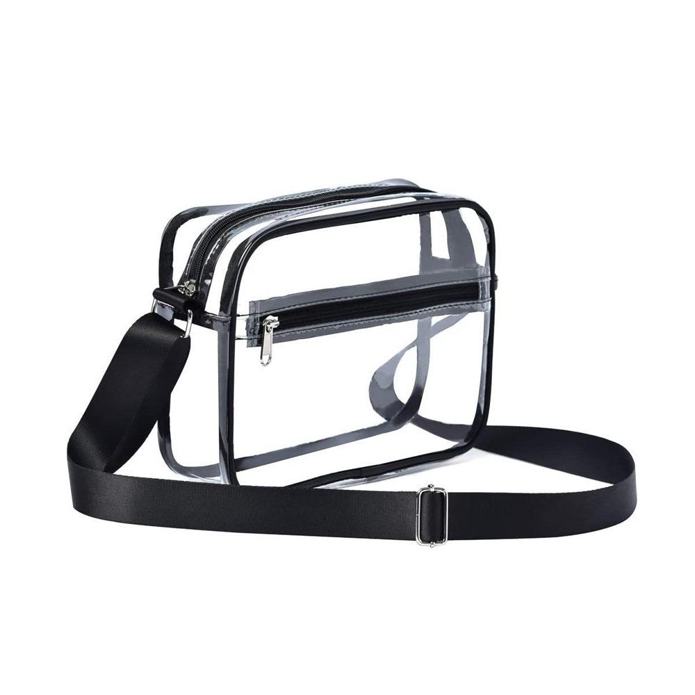 

Storage Bag Women Handbags Summer Crossbody Bag PVC Transparent Bag the Water-Sprinkling Festival S чёрный