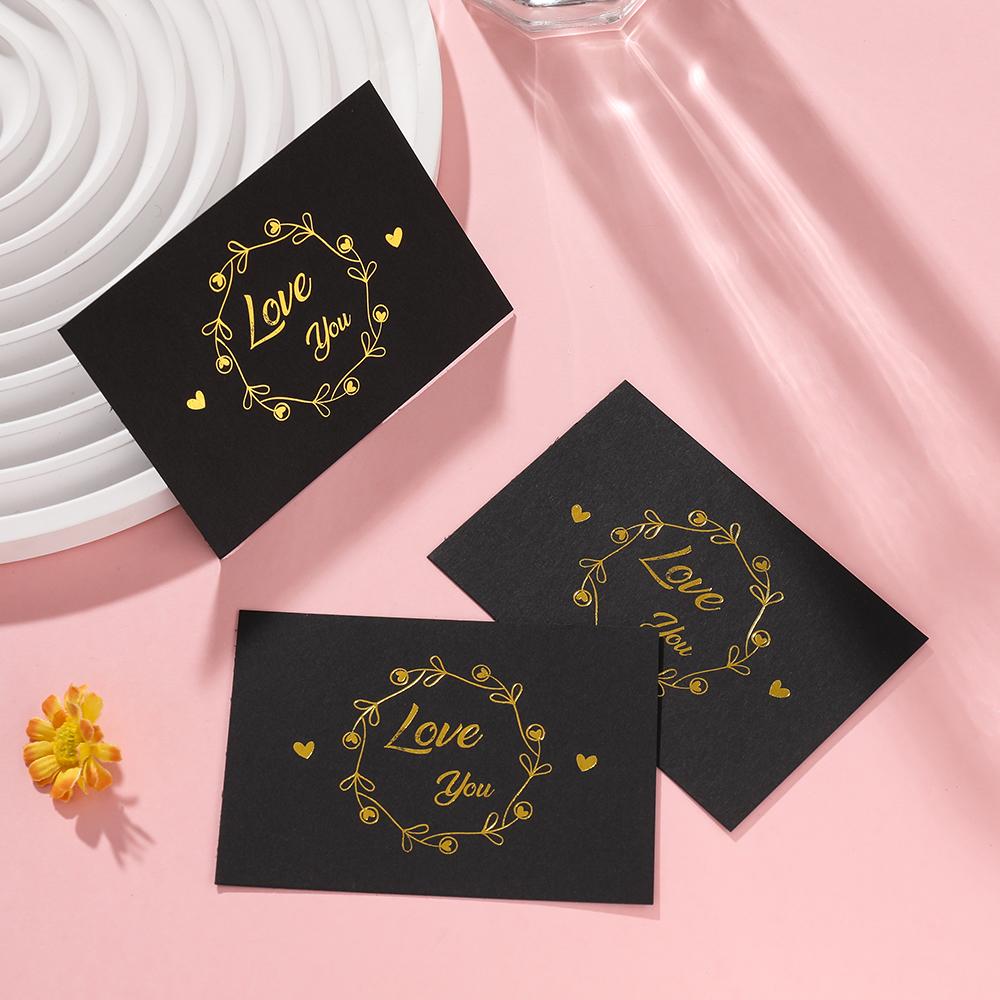 

5Pcs/Lot Portable Happy Birthday Greeting Card Blank Note With Envelope For Birthday Party Supplies Message Card Postcard