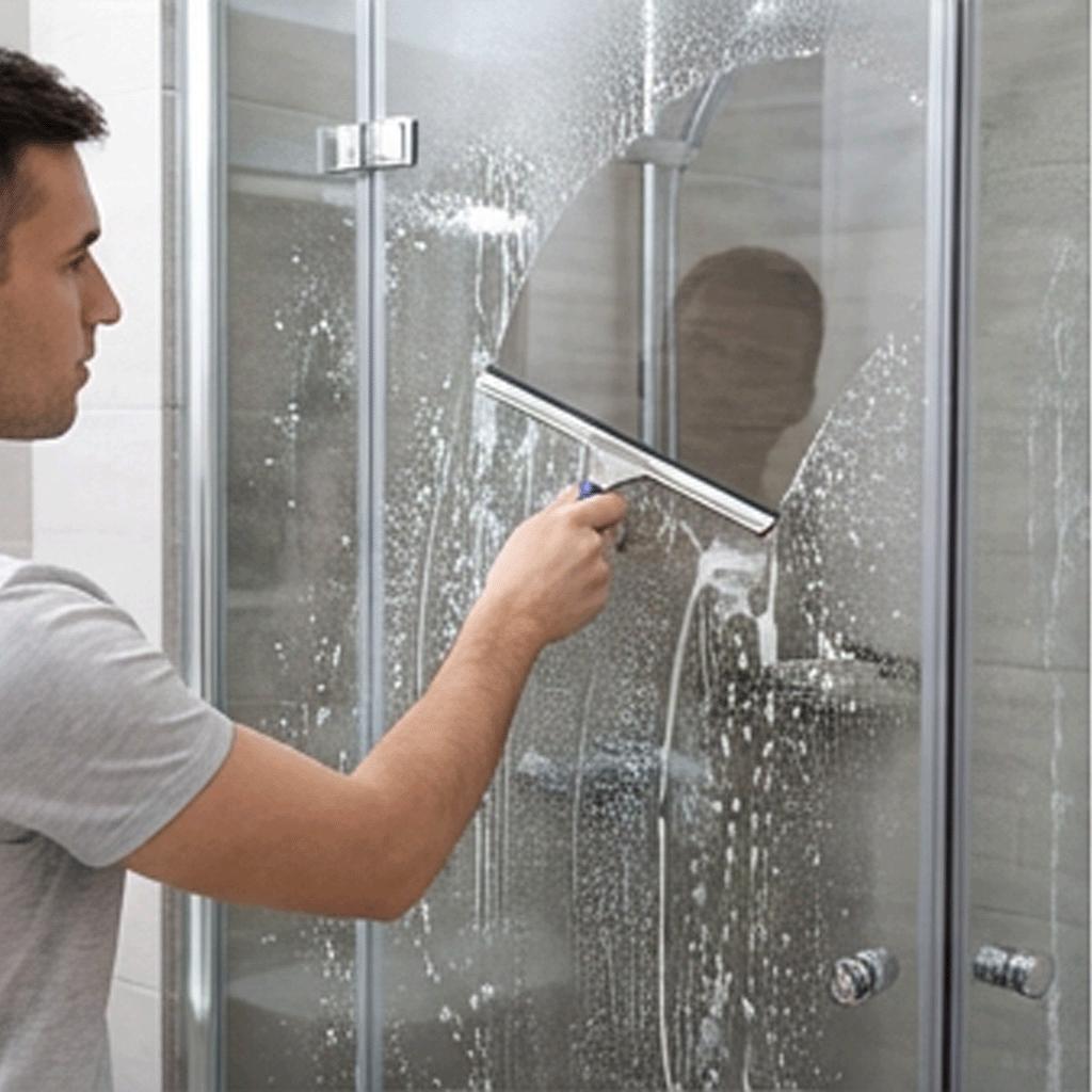 Bathroom Cleaner Spray for Shower Glass Tub Tile Multi Surface Limescale Remover Powerful Stain Cleaning 120ml