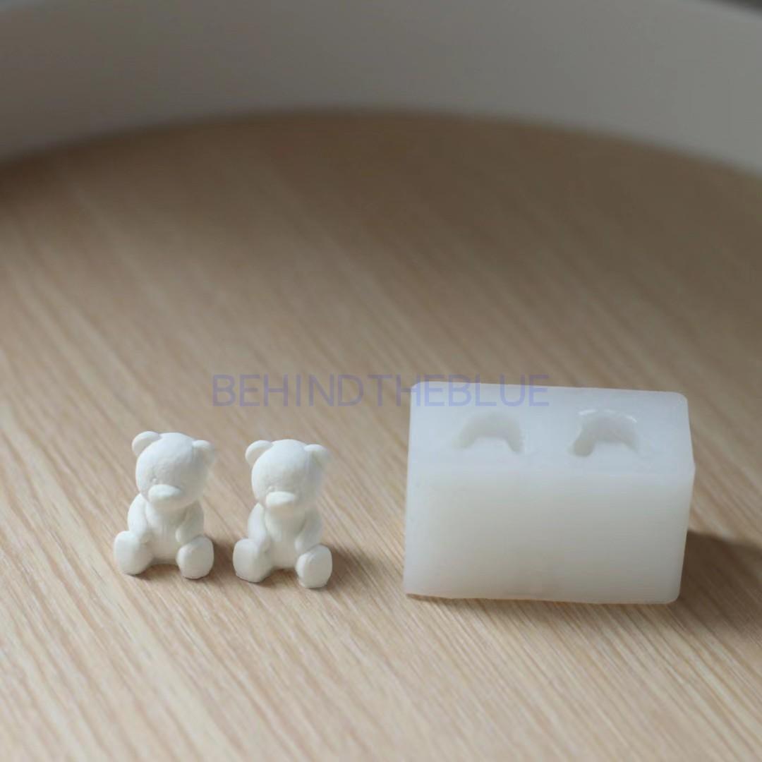 

Новая 3D силиконовая форма для плюшевого мишки, сделай сам, животные, форма для рождественского торта, помадка, украшения для конфет, мусса, полимерная форма для мыла E