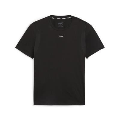 Letter Logo Design Pullover Round Neck Short Sleeve T-Shirt Men T-Shirts Black 524924-01