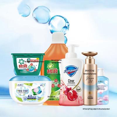 Pantene Red Pomegranate Foam Shower Gel & Laundry Disinfectant Set