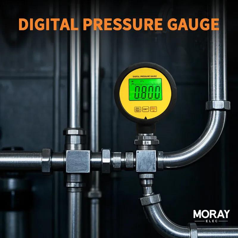 Moray ME260P agua hidráulica aire oxígeno precisión 1% FS impermeable IP65 diámetro 80mm manometro Gas líquido combustible manóm G1-4