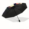 1pc Autumn Fox Automatic Opening and Closing Folding - A Good Choice for Gifts, Fashionable and Convenient Umbrella With Cute Cartoon Charac