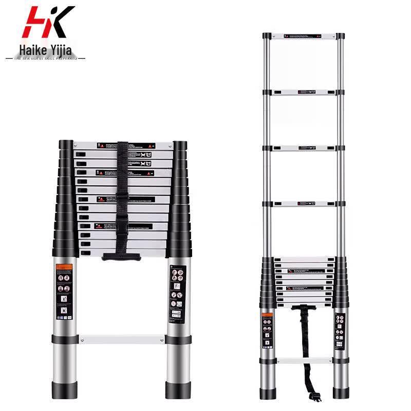 Hikeyi Jia Portable Single-Sided Aluminum Telescopic Ladder