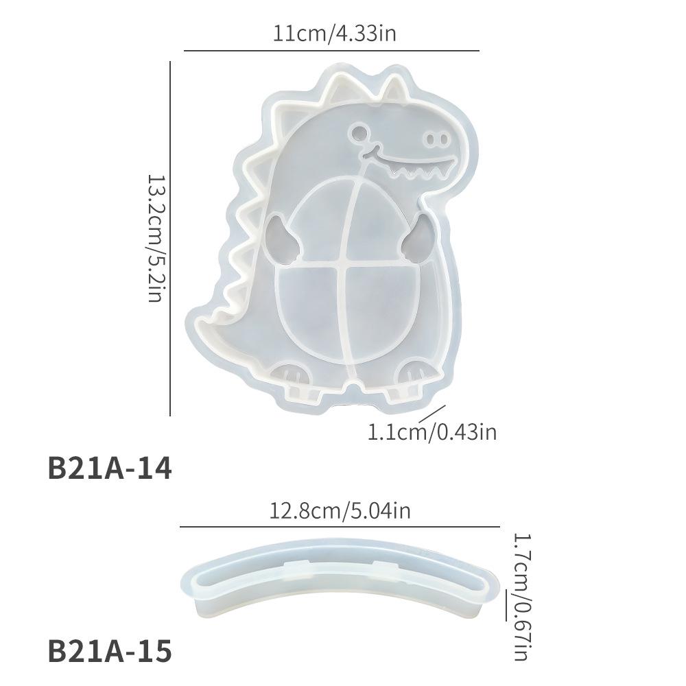 Seesaw Animal Photo Frame Silicone Mold - DIY Puppy & Cat Desktop Ornament