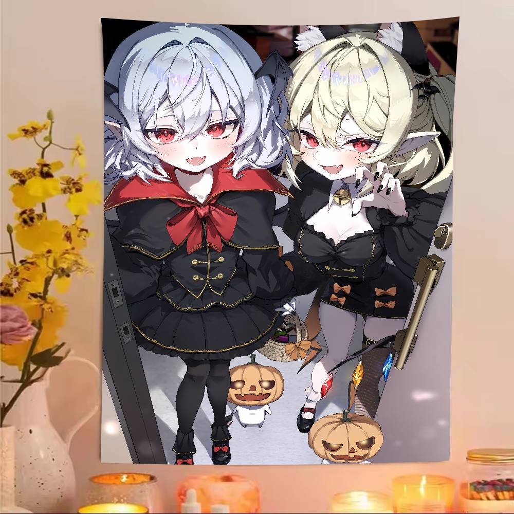 XXL Fashion Hot Popular Touhou Project Tapestry Anime Surrounding Bedroom Study Home TapestryRoom Dormitory Game Room Decoration