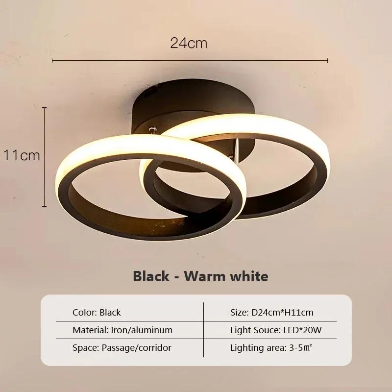 Сучасний світлодіодний стельовий світильник для коридору, сходів, входу, мансарди, квадратної кухні, внутрішнього мінімалістичного стилю, освітлення для декору кімнати