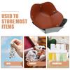 1PC Leather Organizer Desktop Tray Key Plate Home Decoration Organizador Dice Tray Key Wallet PU Leather Folding Storage Box