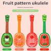 Beginner Friendly Children Ukulele Musical Instrument Toy for Early Music Education Fruit Theme Kids Ukulele Gift
