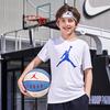Jordan T Shirt White/Marina Blue Kids' JD2222048