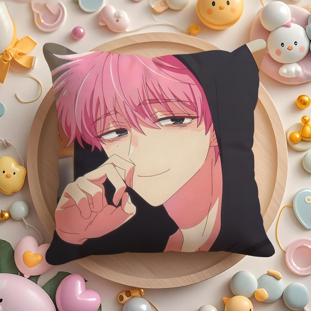 Federa Cuscino B-B-Side Anime di Tamon - Copricuscino Multiscena per Casa e Auto - Reversibile, Morbida e Resistente per l'Uso Quotidiano